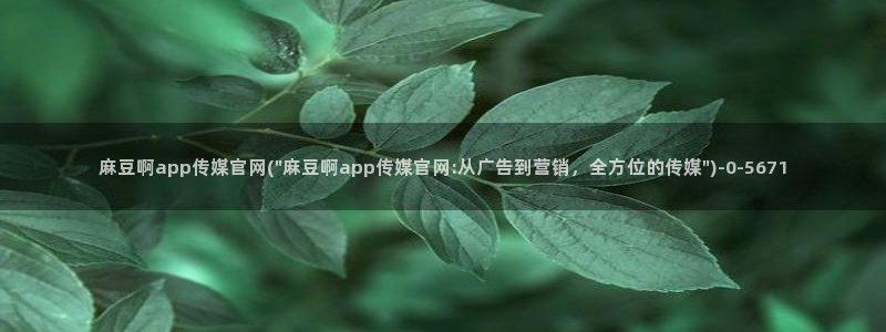 麻豆视频 系列视频：麻豆啊app传媒官网(\